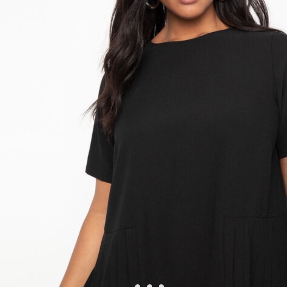 Eloquii Pleated Hemp Top